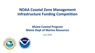 Funding Competition for Coastal Zone Management Projects in Maine - FFY 2024