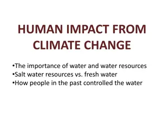 Human Impact and Water Resources in South America