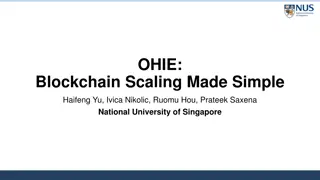 Advancements in Blockchain Scaling Techniques