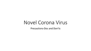 Comprehensive Guidelines on Novel Coronavirus Precautions and Covid-19 Facts