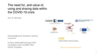 Utilizing and Sharing Data in the COVID-19 Crisis