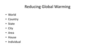 Taking Action Against Global Warming Patterns