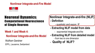 Nonlinear Integrate-and-Fire Models in Neuronal Dynamics