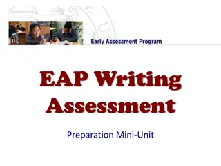 EAP Writing Assessment Preparation