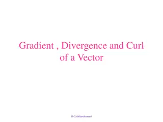 Gradient, Divergence, and Curl of a Vector with Dr. S. Akilandeswari