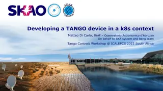 Developing TANGO Device in Kubernetes Context for SKA System