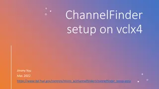 ChannelFinder Setup and Deployment Diagrams with RecSync Components