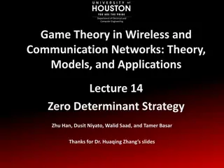 Game Theory Applications in Wireless Communication Networks