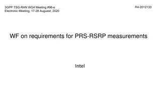 Requirements for PRS RSRP Measurements in 3GPP TSG-RAN-WG4 Meeting #96-e