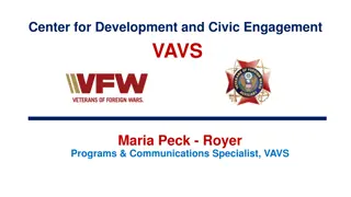 Development and Civic Engagement Programs at VAVS - Meet the Specialists