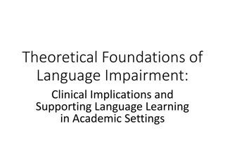 Language Impairment: Clinical Insights and Academic Support