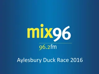 Aylesbury Duck Race 2016 - Exciting Event with Great Prizes!