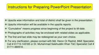 Empowering Communities: Upazila-wise Progress Presentation