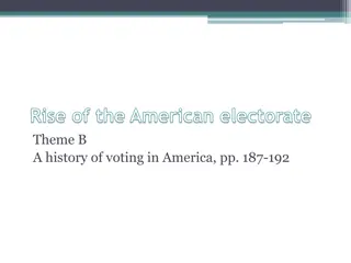 Evolution of Voting Rights in America