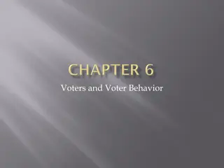 Understanding Voters and Voter Behavior: a Historical Perspective