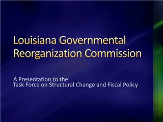 Government Restructuring Initiatives in Louisiana