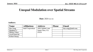 Comparison of Unequal Modulation and Unequal MCS in IEEE 802.11-23