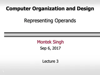 Information Encoding in Computer Organization and Design