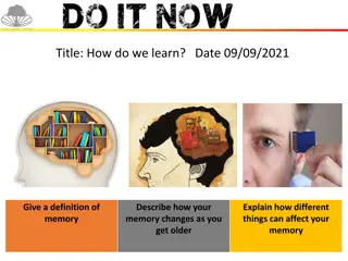 Memory: Definition, Changes Over Time, and Improvement Techniques