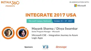 Integration Landscape at Microsoft: Journey to Azure Logic Apps