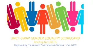 UNCT-SWAP Gender Equality Scorecard