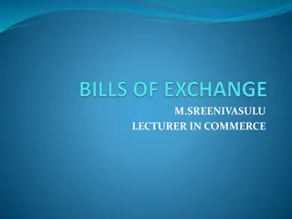 Problems and Solutions in Bills of Exchange Transactions