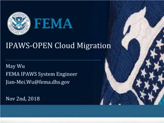 Cloud Migration Strategies for IPAWS: A Comprehensive Overview