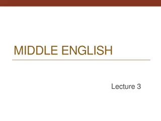 Middle English Evolution