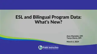 Insights into ESL & Bilingual Program Data: What's New and Essential Acronyms Explained