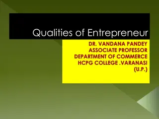 Qualities and Characteristics of Successful Entrepreneurs Explained