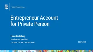 Entrepreneur Account for Private Persons in Estonia