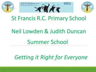 Enhancing Learning at St. Francis R.C. Primary School