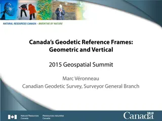 Geodetic Survey and Reference Frames in Canada