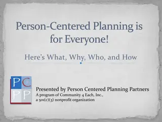 Embracing Person-Centered Planning for Inclusive Futures