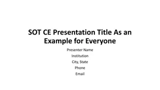 Creating Effective Presentations: A Guide for Everyone