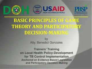 Principles of Participatory Decision-Making in Local Health Policy Development