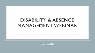 FMLA and Disability Management Overview