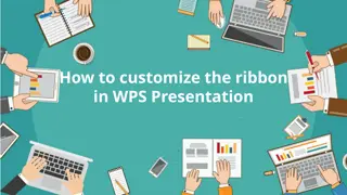 Customizing the Ribbon in WPS Presentation