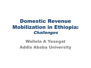 Challenges in Domestic Revenue Mobilization in Ethiopia