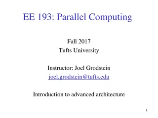 Advanced Computer Architecture in Parallel Computing