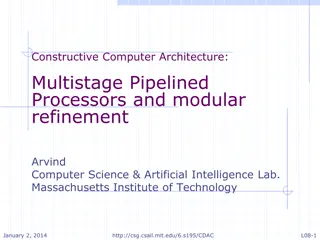 Constructive Computer Architecture: Multistage Pipelined Processors