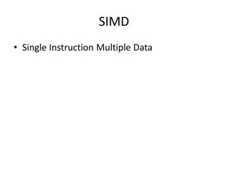 SIMD in Computer Architecture