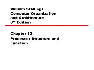 CPU Structure and Function in Computer Organization and Architecture