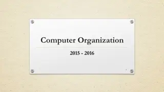 Computer Organization and Memory Management