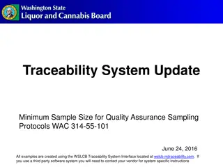 Quality Assurance Sampling Protocols for Flower Lots under WAC 314-55-101