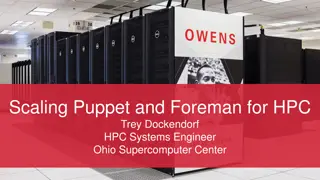 Scaling Puppet and Foreman for HPC by Trey Dockendorf