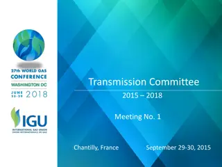 Gas Transmission Committee Meeting 2015-2018 Agenda