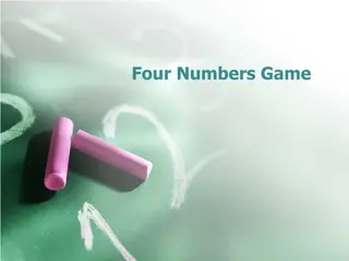 Engaging Math Game: Four Numbers Challenge