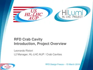 Design Freeze for RFD Crab Cavity Project