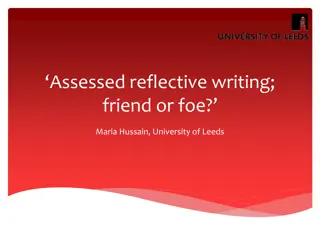 Exploring the Value of Reflective Writing in Academic Development